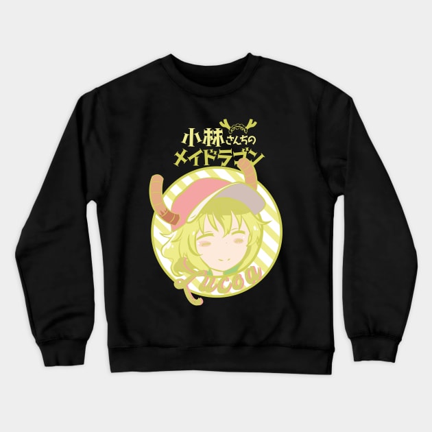 MISS KOBAYASHI'S DRAGON MAID: LUCOA (BLACK) Crewneck Sweatshirt by FunGangStore